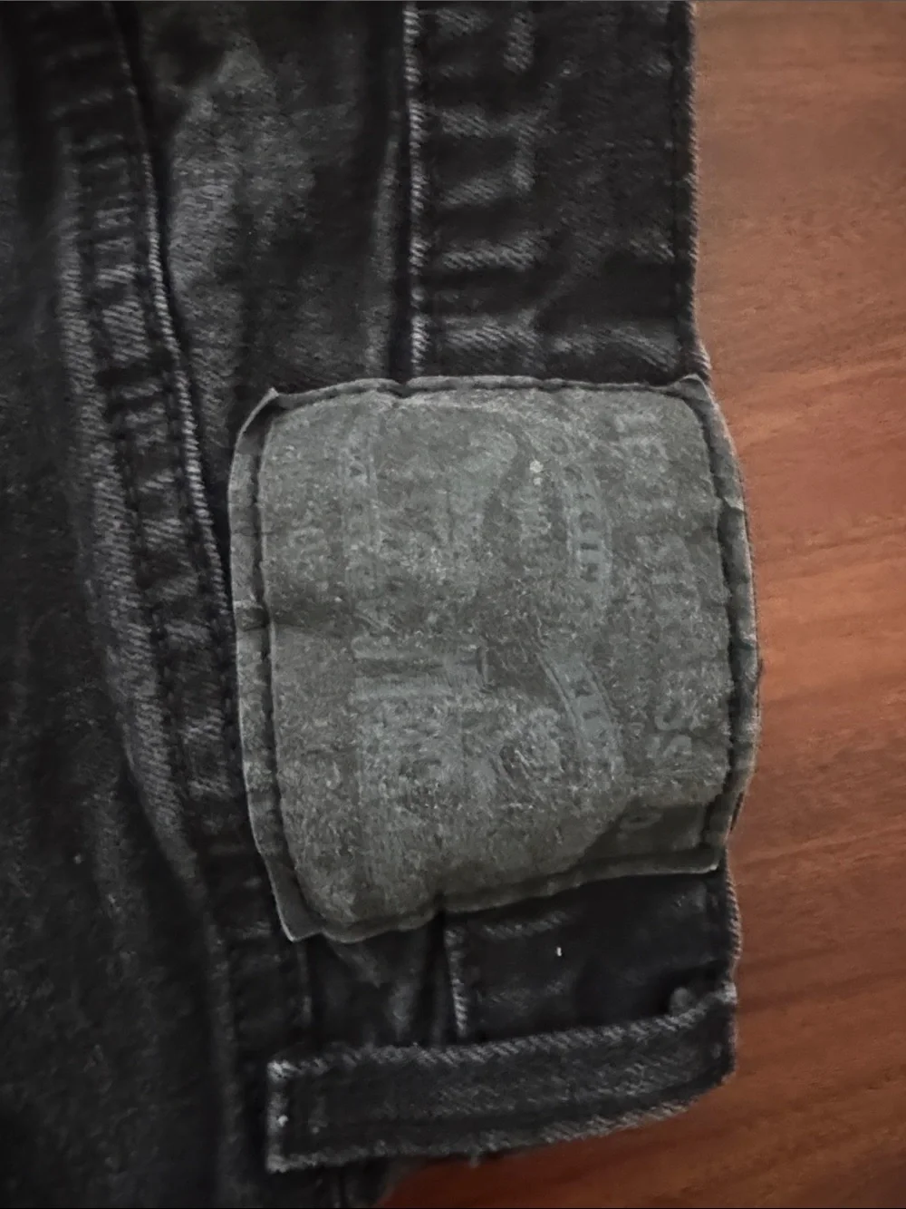 Levi's Men's 505 Black Slim Straight Jeans